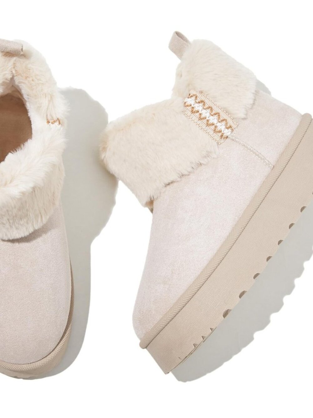 Womens Winter Boots Fur Snow Boots Ankle Booties